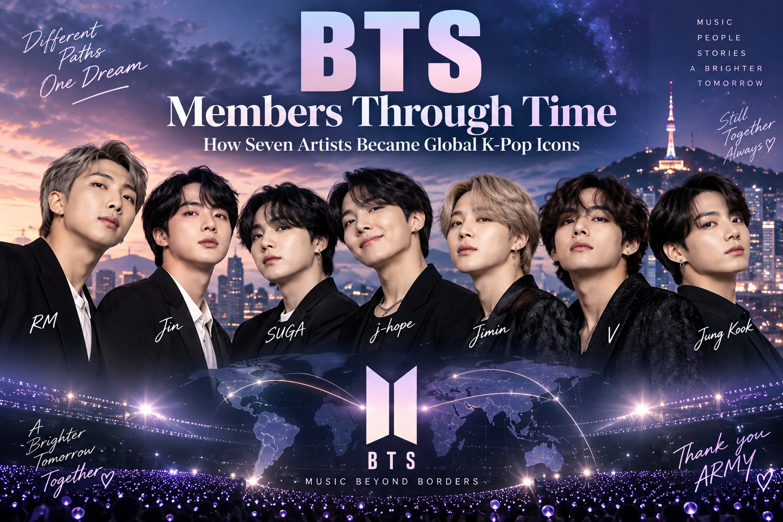 BTS Members Through Time: How Seven Artists Became Global K-Pop Icons
