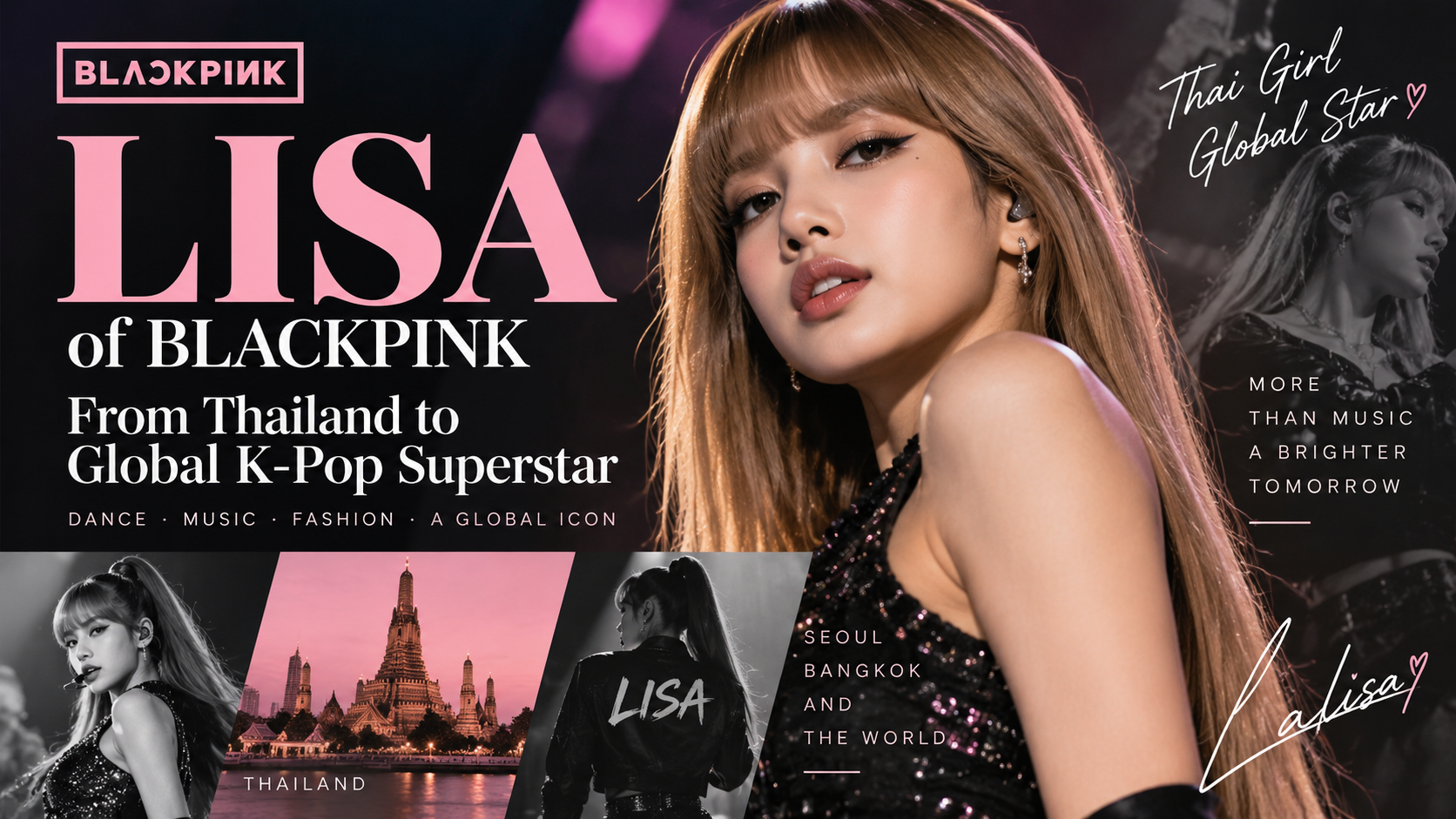LISA of BLACKPINK – From Thailand to Global K-Pop Superstar
