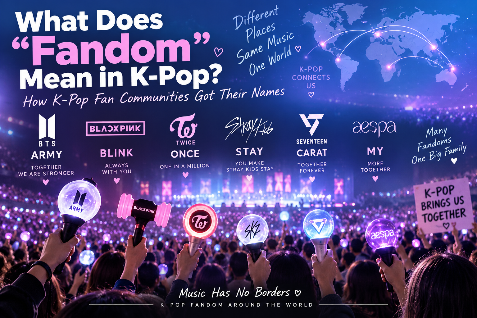 What Does “Fandom” Mean in K-Pop? How K-Pop Fan Communities Got Their Names