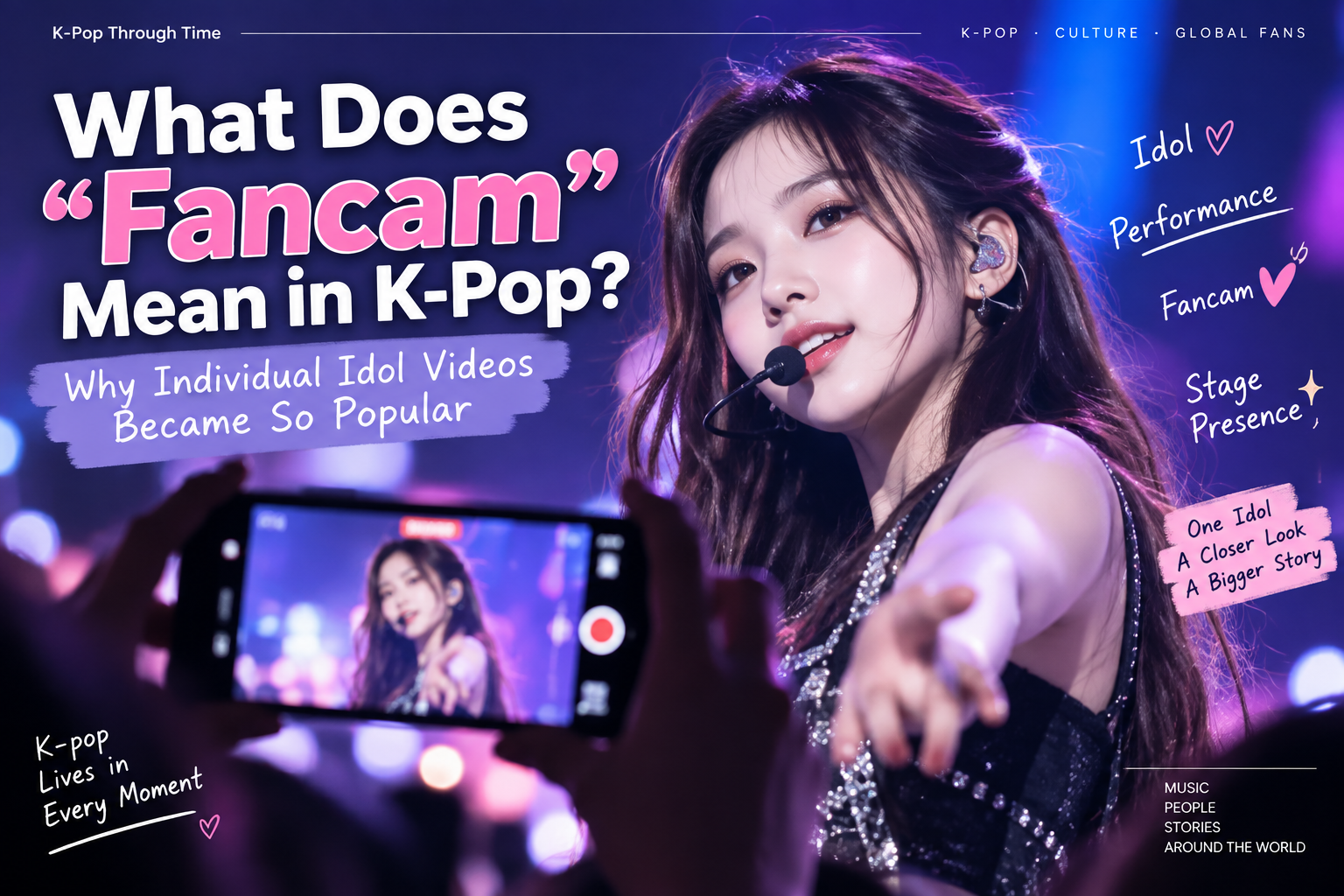 What Does “Fancam” Mean in K-Pop? Why Individual Idol Videos Became So Popular