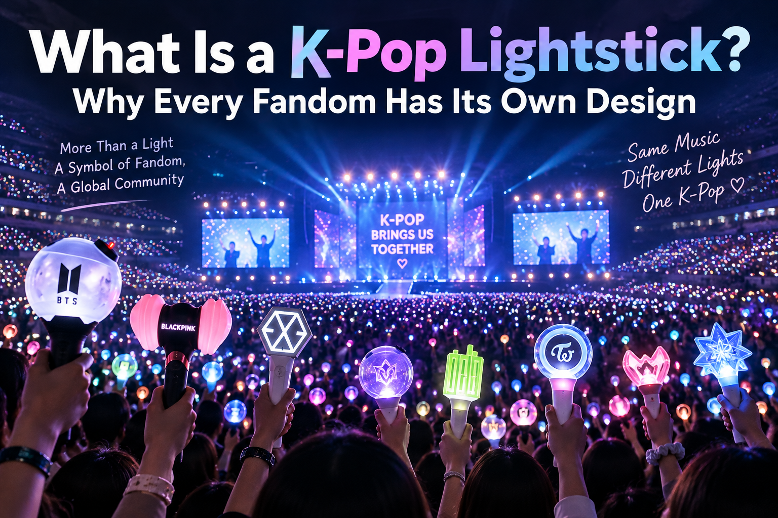 What Is a K-Pop Lightstick? – Why Every Fandom Has Its Own Design