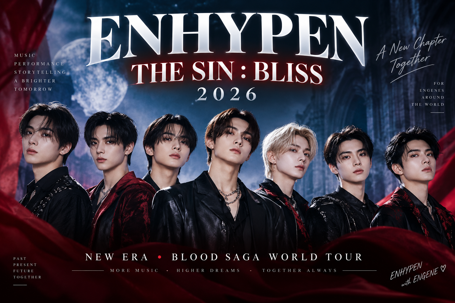 ENHYPEN THE SIN : BLISS Explained: New Era, BLOOD SAGA World Tour & What ENGENEs Should Know