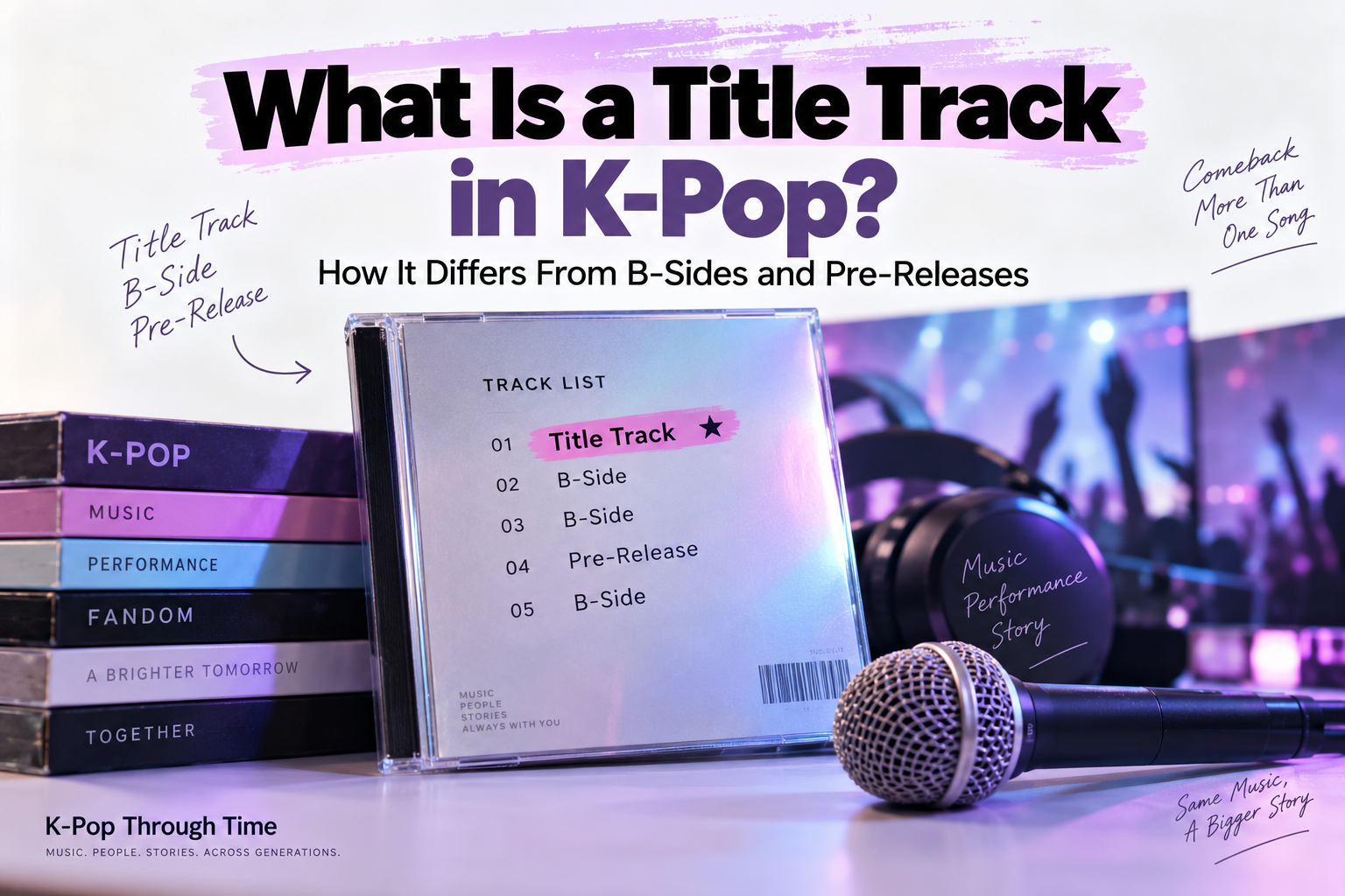 What a title track means in K-pop compared with B-sides and pre-releases