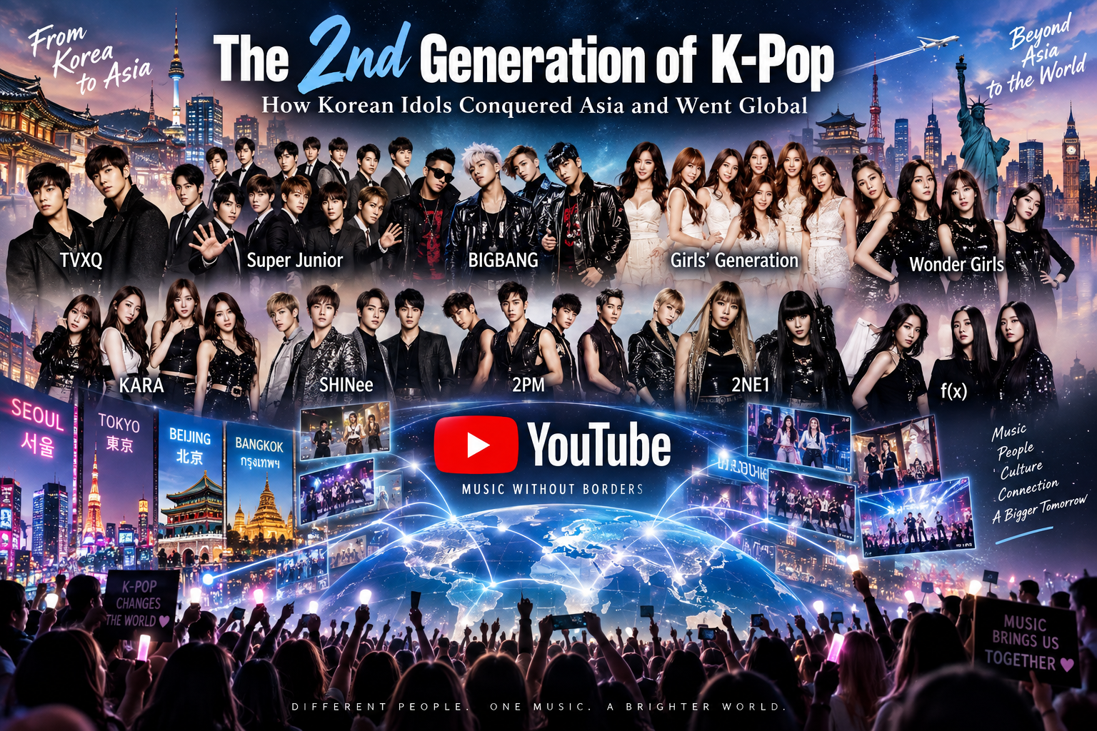 The 2nd Generation of K-Pop: How Korean Idols Conquered Asia and Went Global
