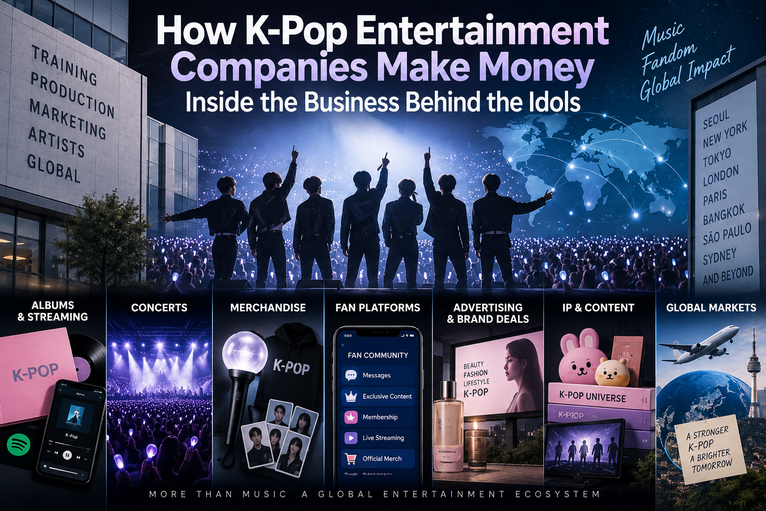 How K-Pop Entertainment Companies Make Money: Inside the Business Behind the Idols