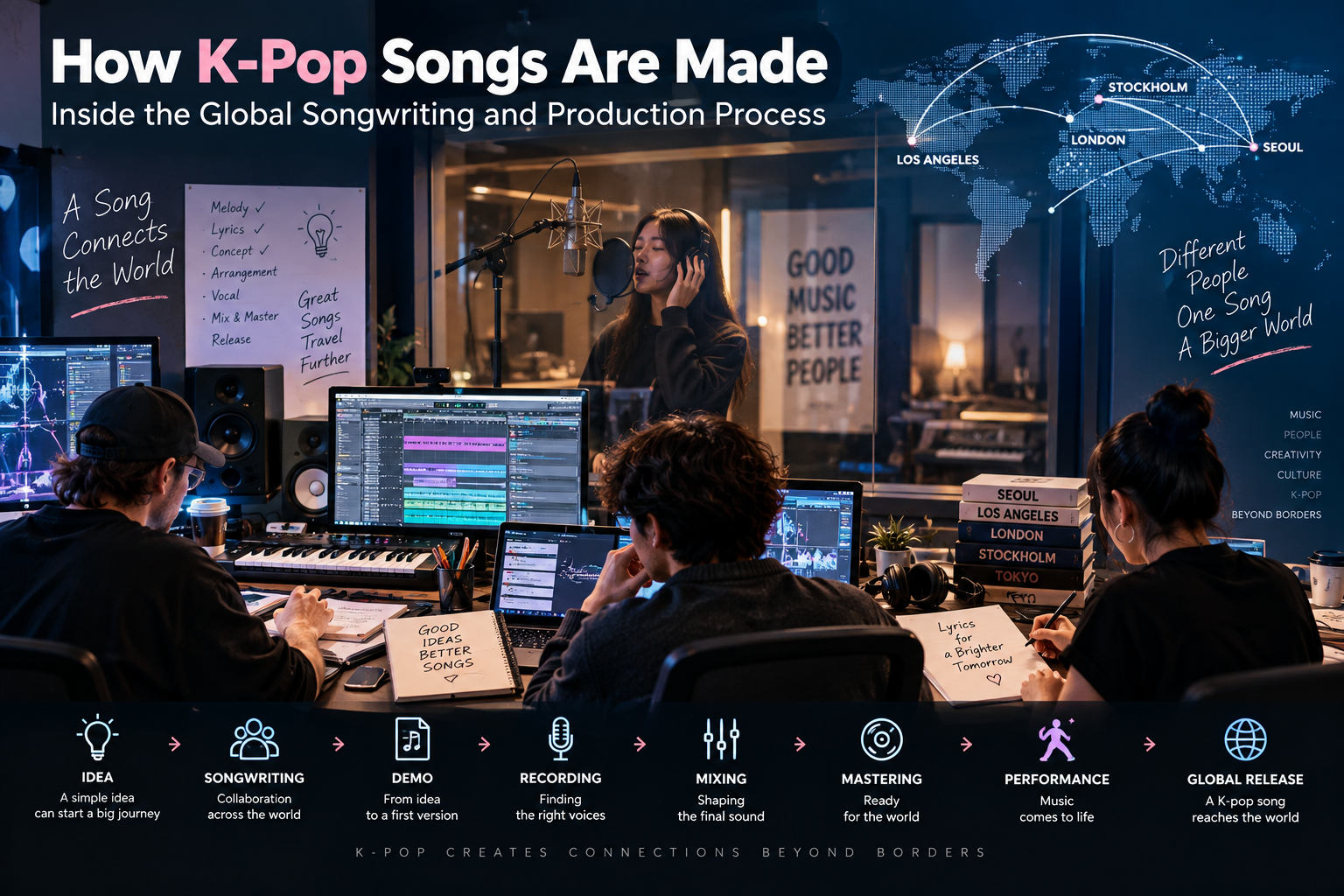 How K-Pop Songs Are Made: Inside the Global Songwriting and Production Process
