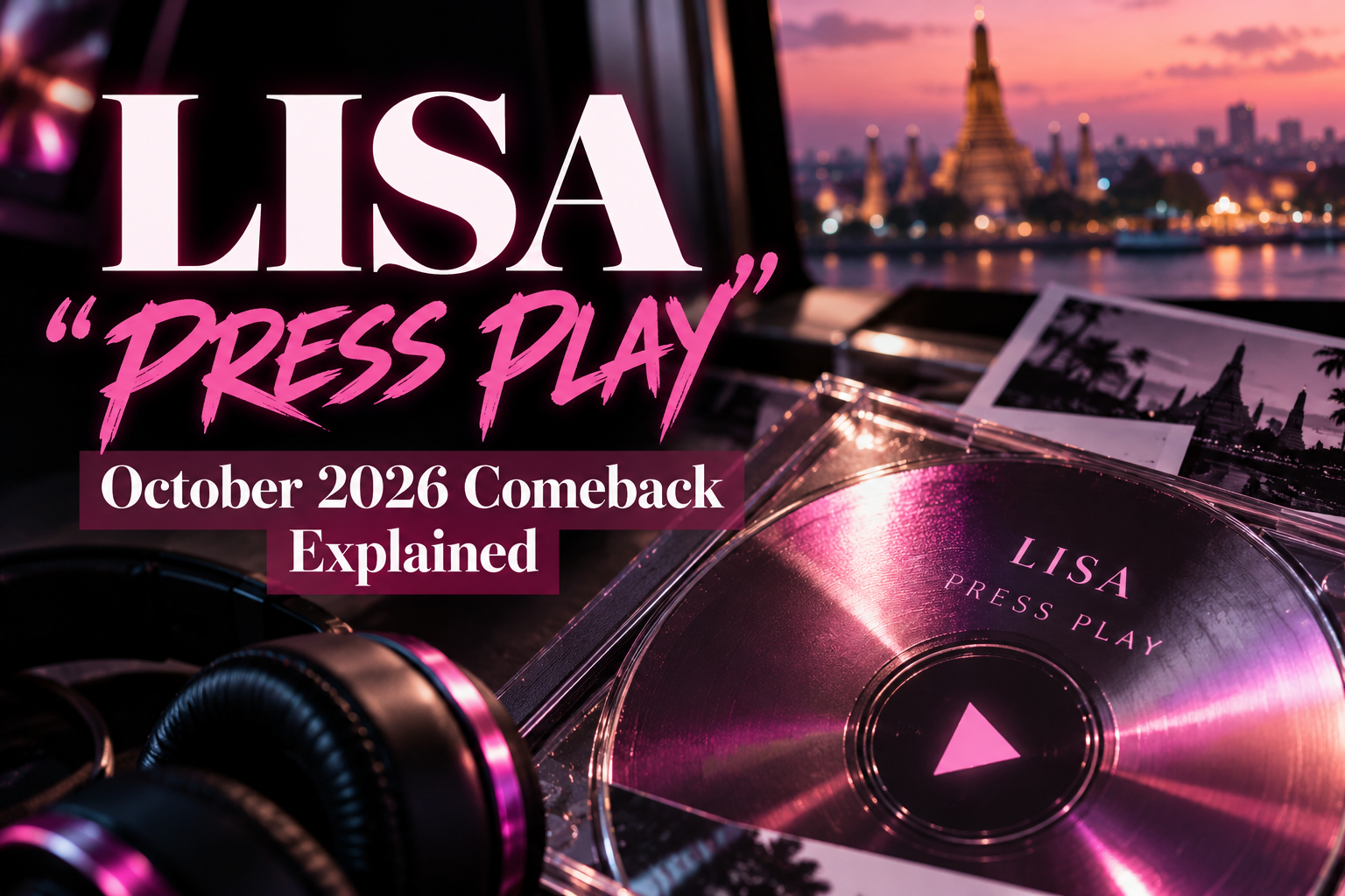 LISA “PRESS PLAY” Explained: What We Know About Her October 2026 Comeback